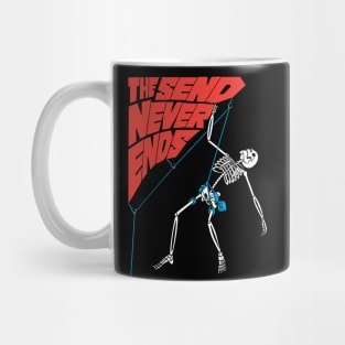 The Send Never Ends (red & cyan) Mug